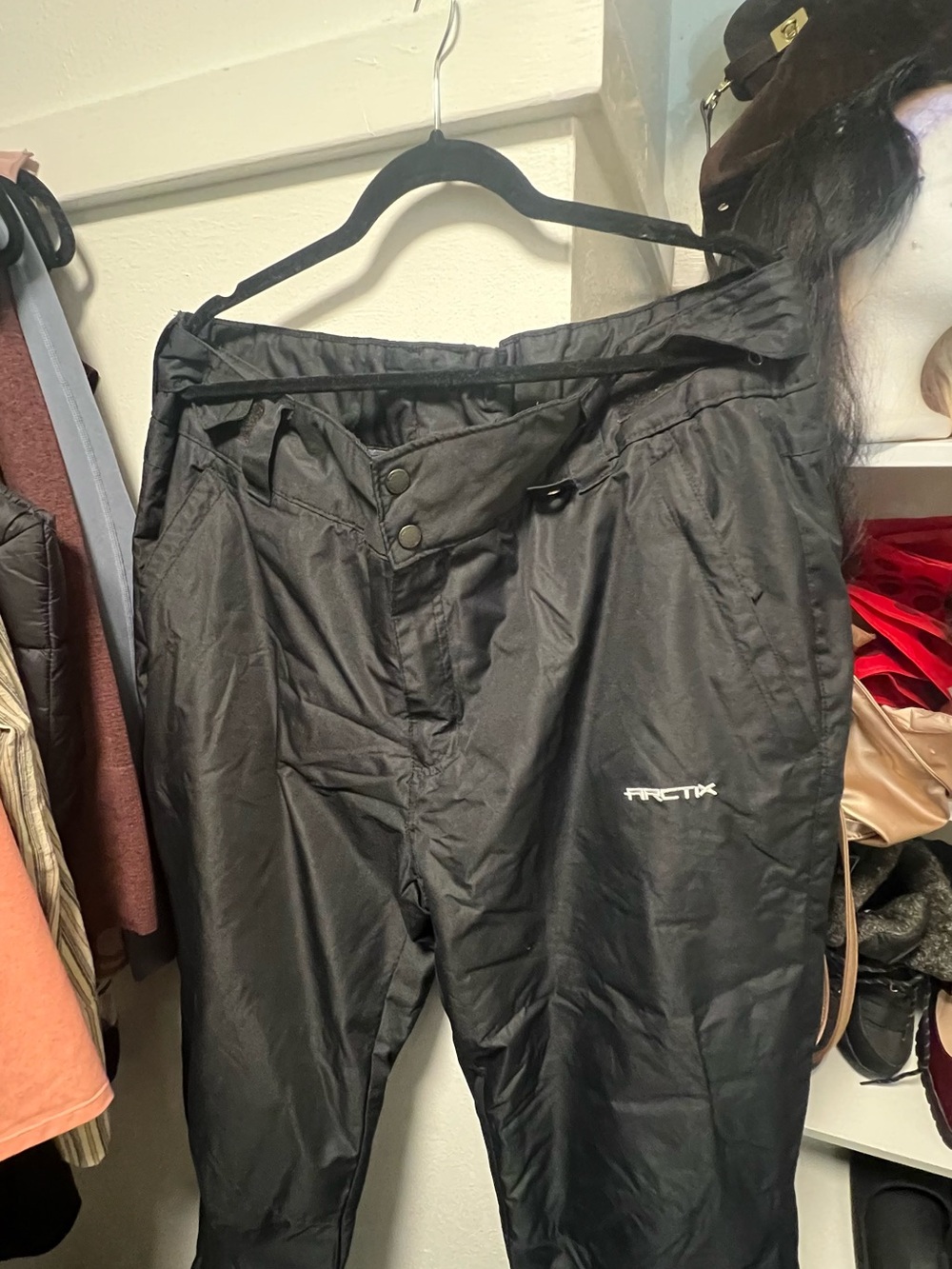 Men's Black Insulated Pants
